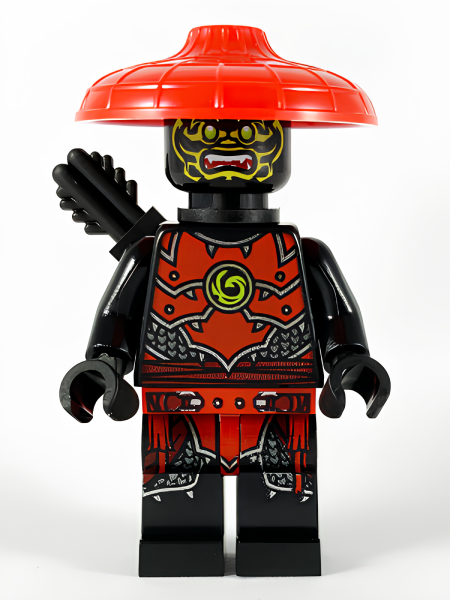 Минифигурка Lego Ninjago Stone Army Scout, Yellow Face, Black Quiver njo580 U